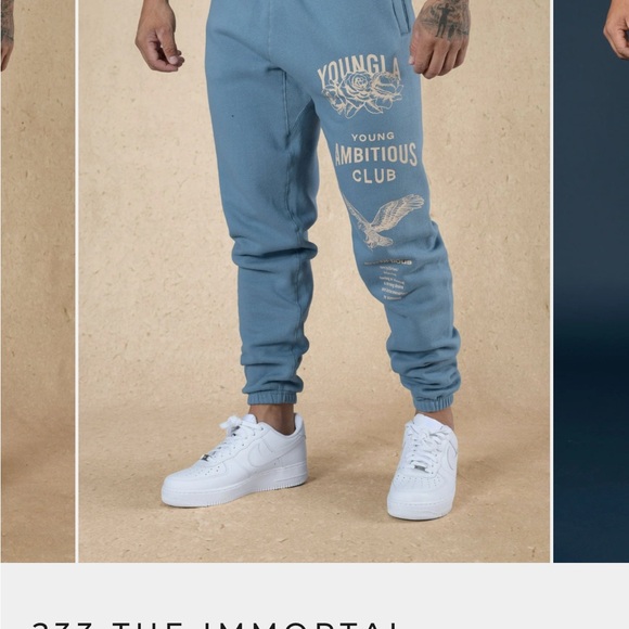 YoungLA The Immortal Joggers Men’s Adult Small - Picture 3 of 3